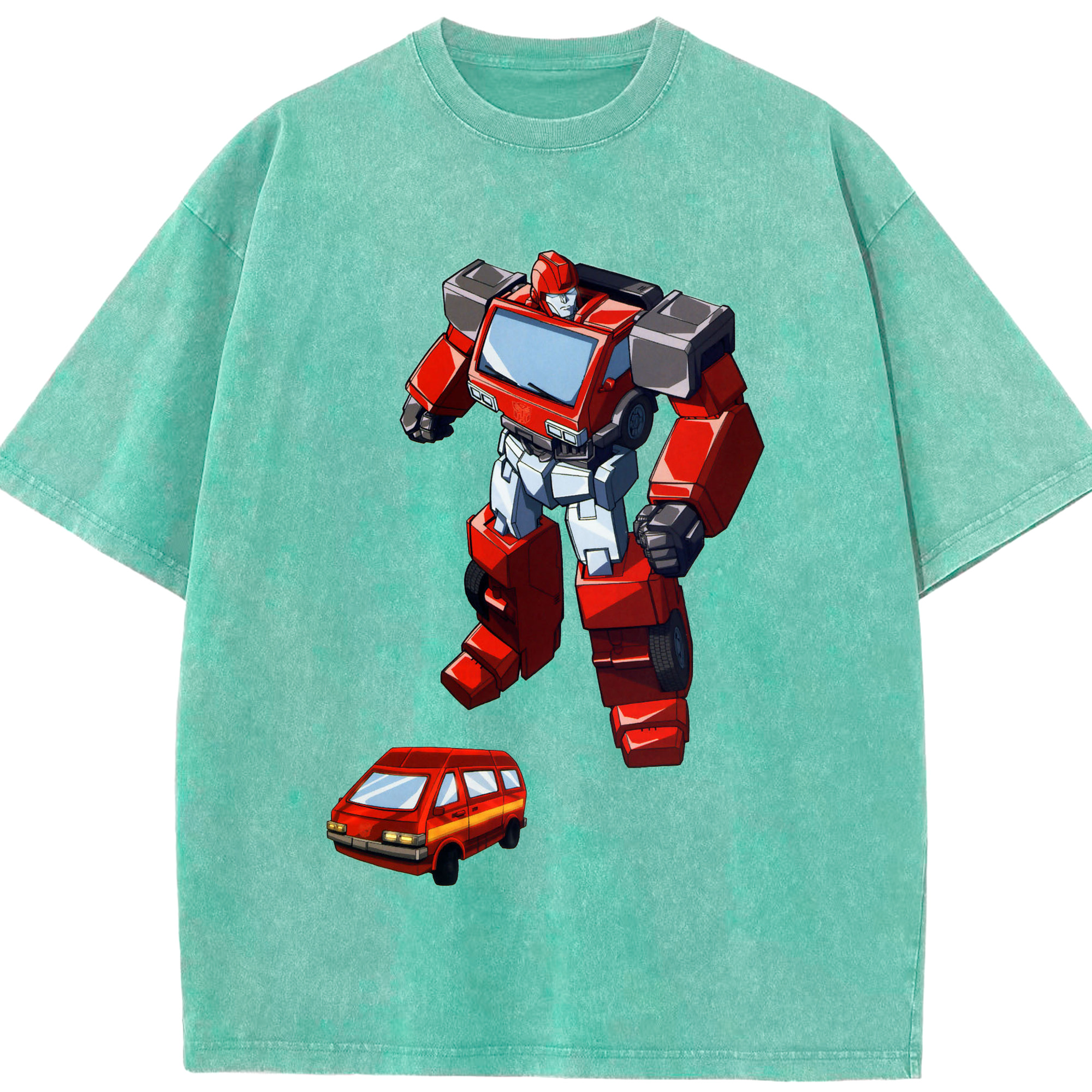 （画像用）  綿100% ヴィンテージ風 半袖Tシャツ（フロントプリント）